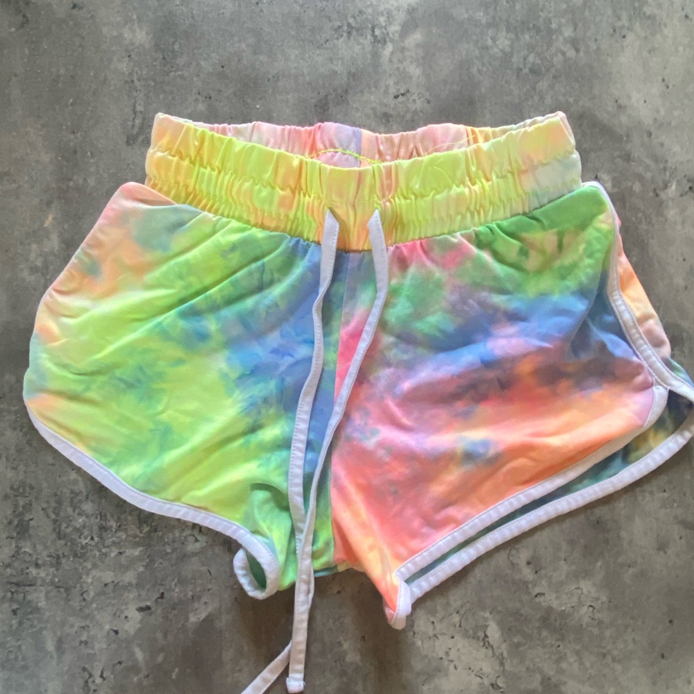 Tie dye shorts